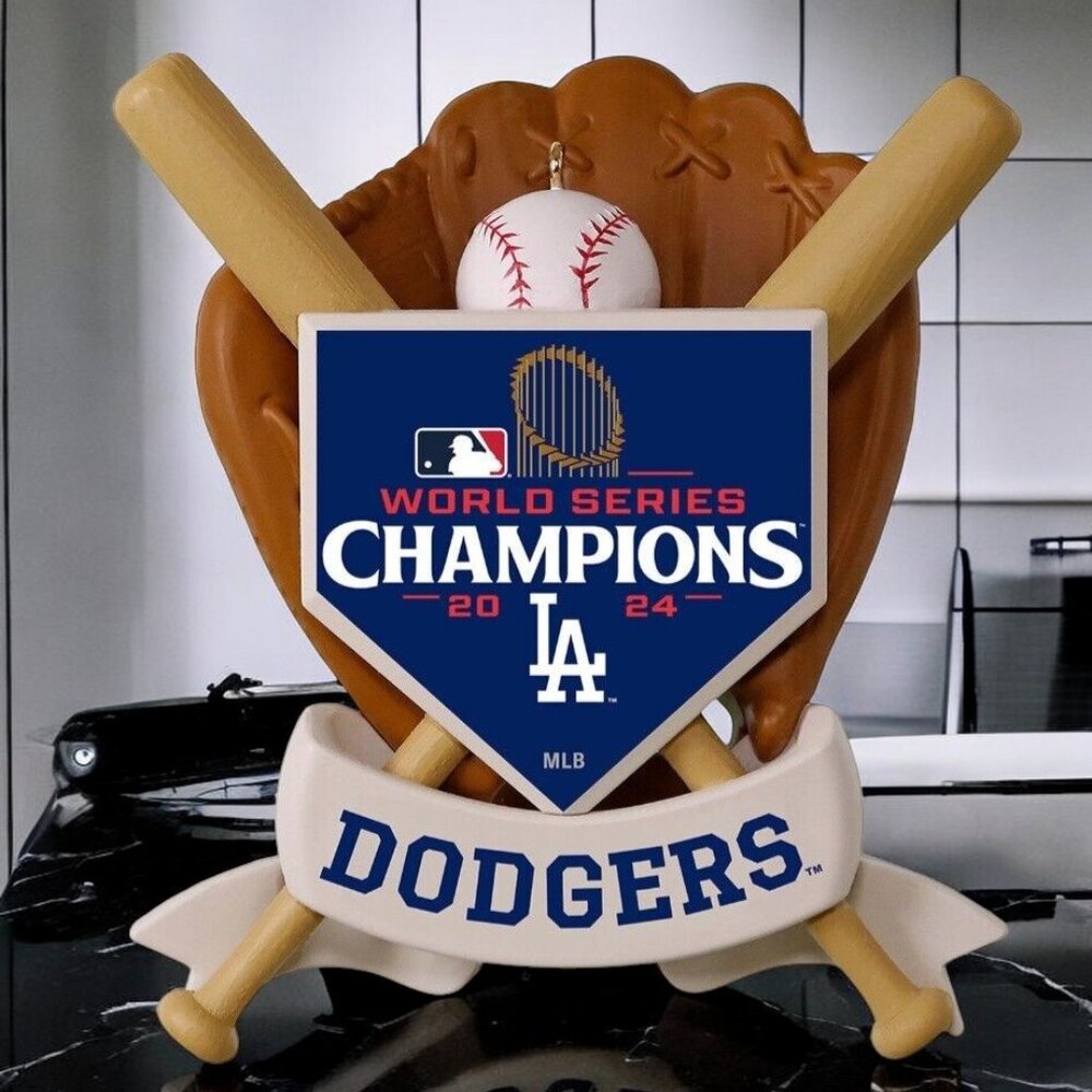 2024 World Series Champions Los Angeles Dodgers Hallmark Keepsake Ornament - Picture 6 of 9
